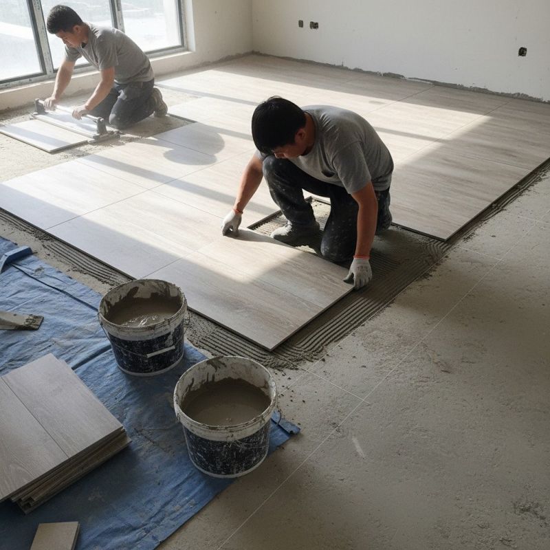 Mosaic Tile Floor Installation in Frederick, MD