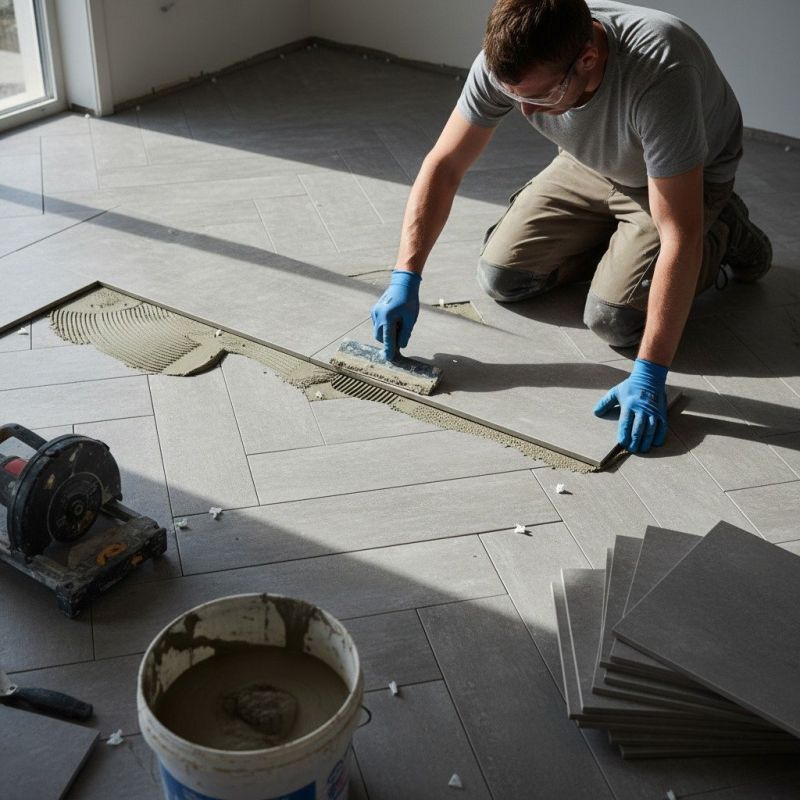 Porcelain Tile Installation in Fredericksburg, VA