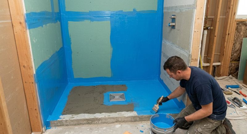 Shower Tile Waterproofing in Alpharetta, GA