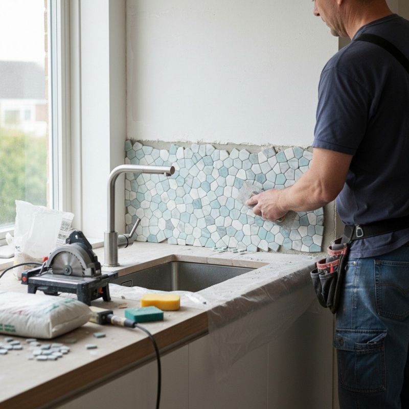 Tile Backsplash Installation in Wilmington, NC